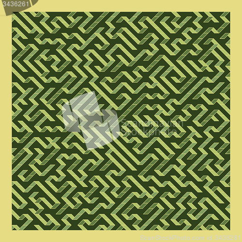 Image of Maze. Vector Illustration Of Labyrinth. 