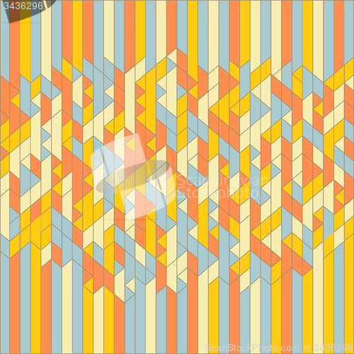 Image of Abstract Geometric Background. Mosaic. Vector Illustration. 