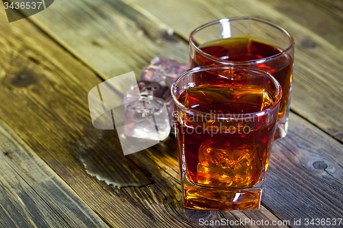 Image of two whiskey and ice