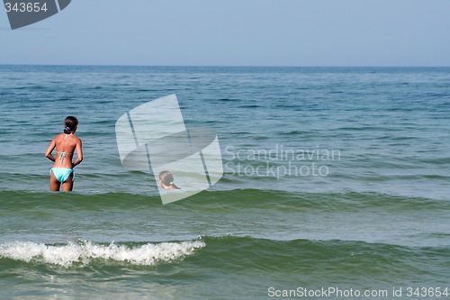 Image of At the beach