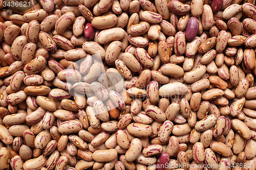 Image of Borlotti beans, or cranberry beans background