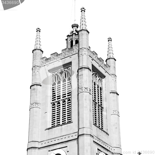 Image of   westminster  cathedral in london england old  construction and