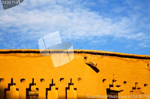 Image of season clouds   africa in morocco     contruction   historical v