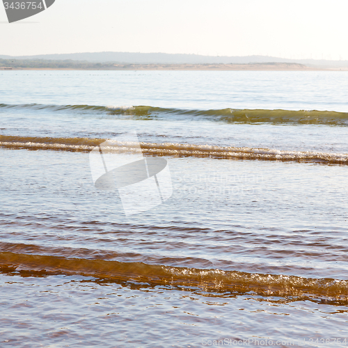 Image of abstract in morocco  sea africa ocean wave and lanscape  