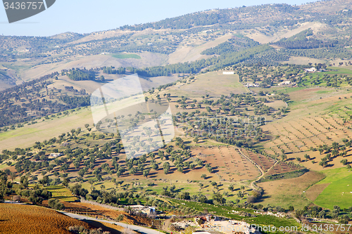 Image of from high in the village morocco  