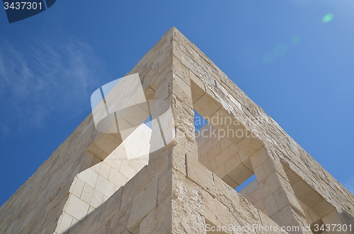 Image of Concrete and blue skies Los Angeles