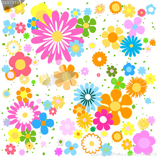 Image of flowers background