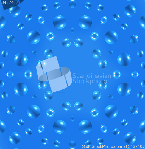 Image of Abstract air bubbles pattern