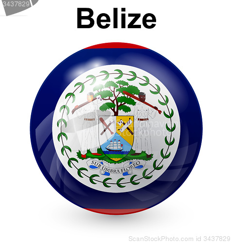 Image of belize ball flag
