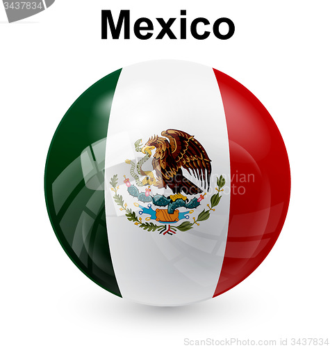 Image of mexico ball flag