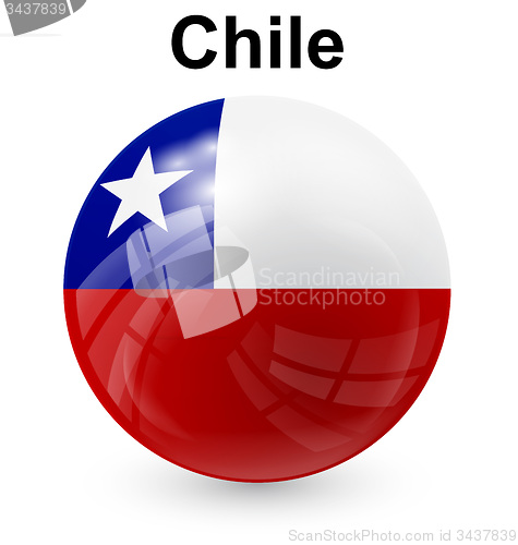 Image of chile ball flag