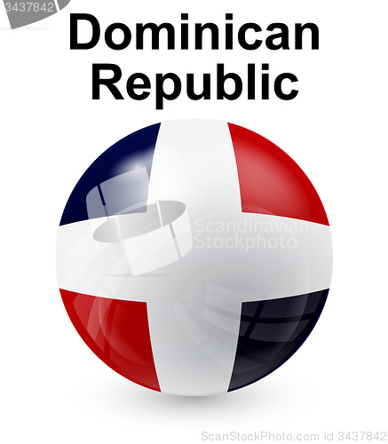 Image of dominican republic state flag