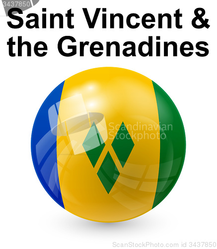 Image of saint vincent and the grenadines state flag