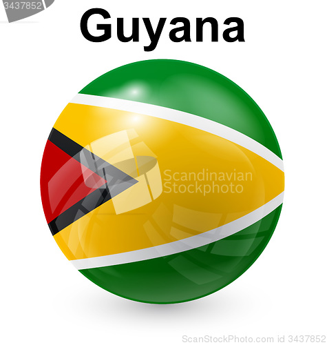 Image of guyana ball flag