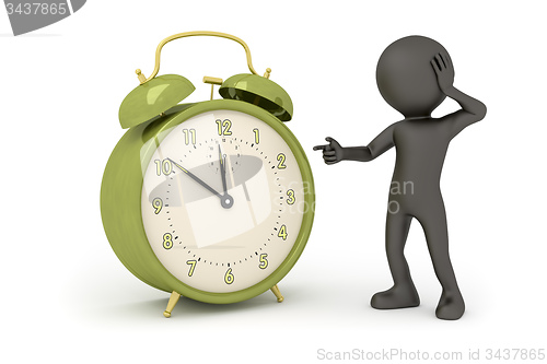 Image of man alarm clock