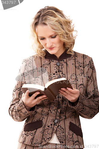 Image of Girl with book