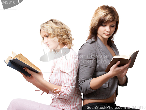 Image of Girls with books