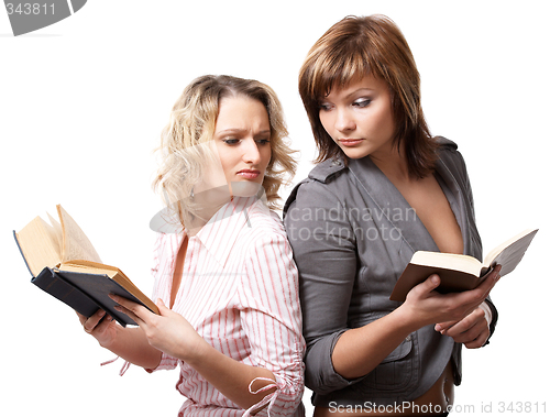 Image of Girls with books