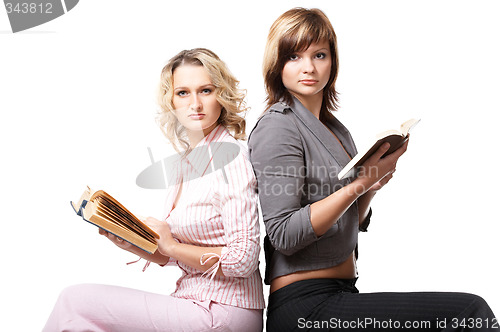 Image of Girls with books