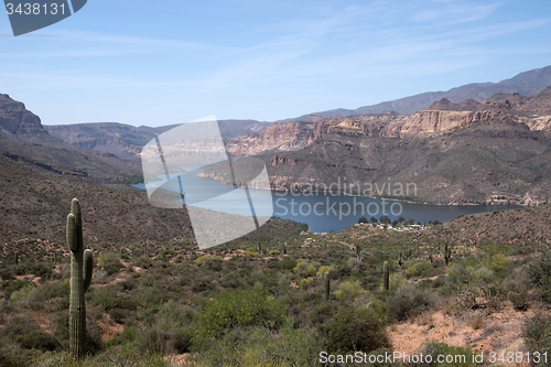 Image of Theodore Roosevelt Lake, Arizona, USA