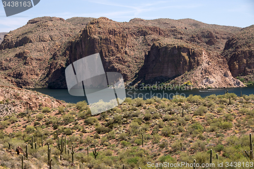 Image of Theodore Roosevelt Lake, Arizona, USA