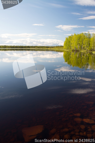 Image of Lake in Lapland, Finland