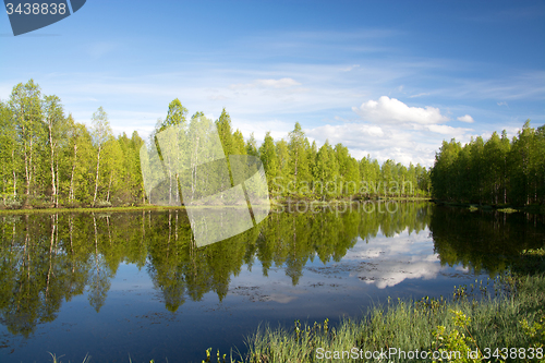 Image of Lake in Lapland, Finland