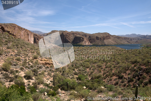Image of Theodore Roosevelt Lake, Arizona, USA