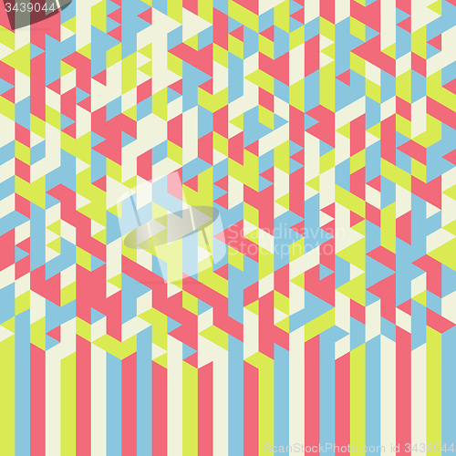 Image of Abstract Geometric Background. Mosaic. Vector Illustration. 