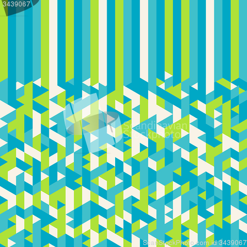 Image of Abstract Geometric Background. Mosaic. Vector Illustration. 