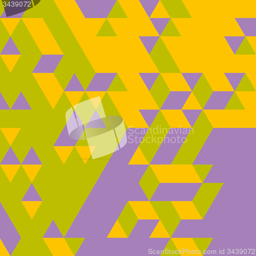 Image of Abstract 3d geometrical background. Mosaic. Vector illustration.