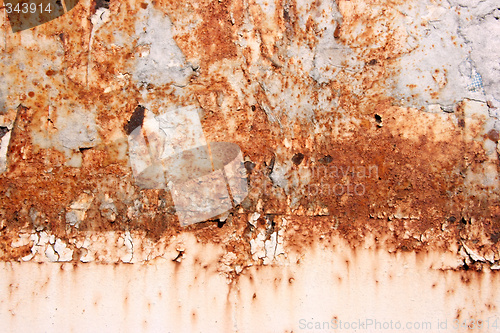 Image of Abstract steel rusty background