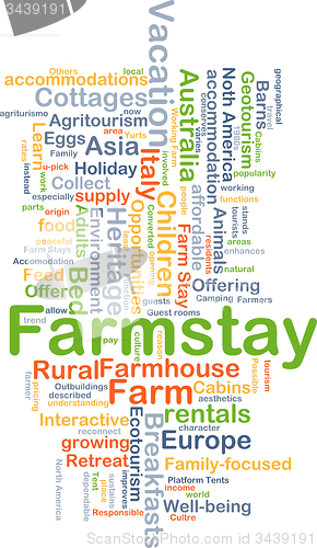 Image of Farmstay background concept