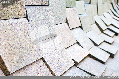 Image of in london  monument old steps and marble ancien line 