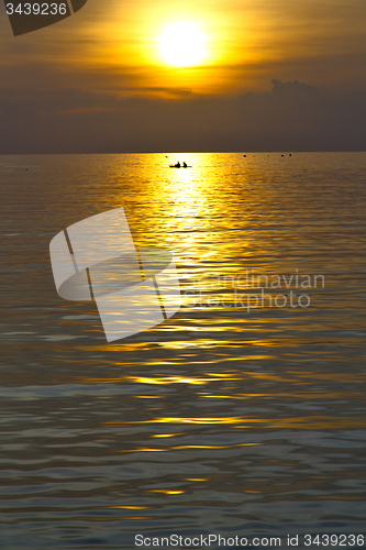 Image of asia in the  kho phangan bay isle  sea   sunset