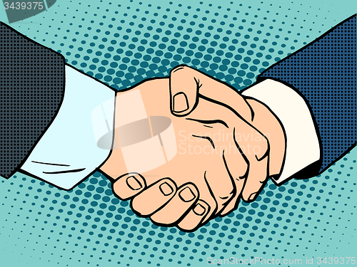 Image of Handshake business deal contract
