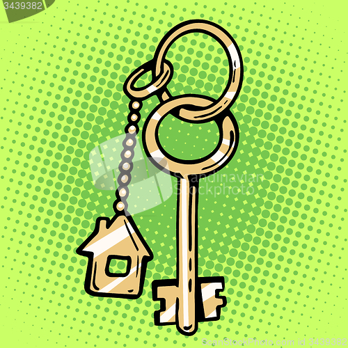 Image of keychain house keys