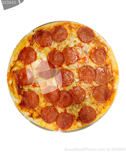 Image of Pepperoni and cheese pizza


