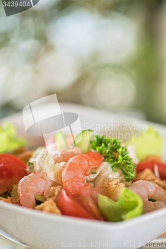 Image of shrimp vegetable salad