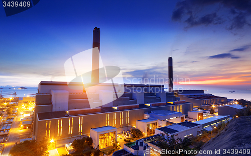 Image of Glow light of petrochemical industry 
