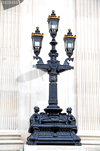 Image of europe in  wall of london lantern illumination