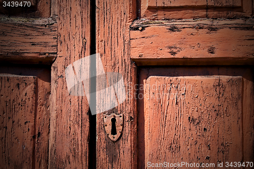 Image of door in italy old  