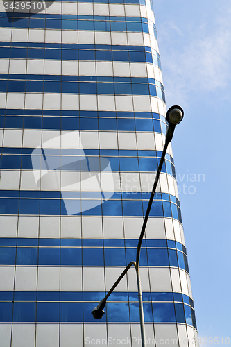 Image of  bangkok terrace  thailand  in    street lamp