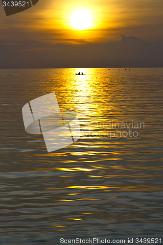 Image of asia in the  kho phangan bay isle  sea   sunset