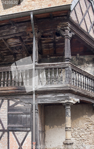 Image of historic balcony