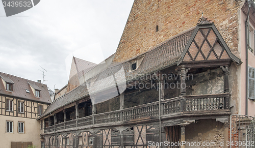 Image of historic balcony