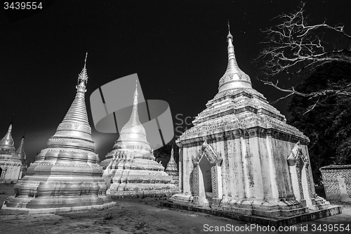 Image of Ancient buddhist temple, Pindaya, Burma, Myanmar.