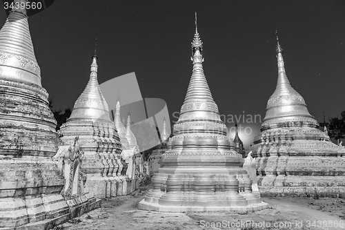 Image of Ancient buddhist temple, Pindaya, Burma, Myanmar.