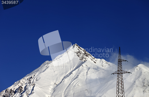 Image of Snowy rocks