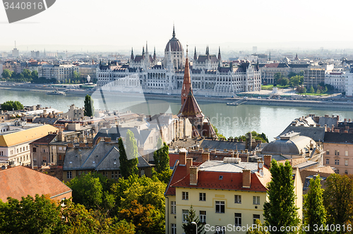 Image of Budapest, view from Buda side to Pest